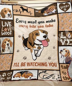 Beagle Home Quilt Bedding Set - Gifts for Family and Bedroom Decor