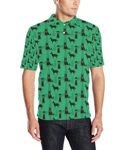 Beauceron Pattern Print Design 01 Men Polo Shirt