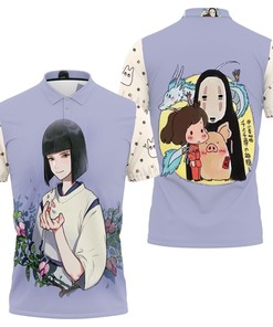 Beautiful Nigihayami Kohaku Nushi Flower Spirited Away Ghibli Studio Anime Fan Polo Shirt