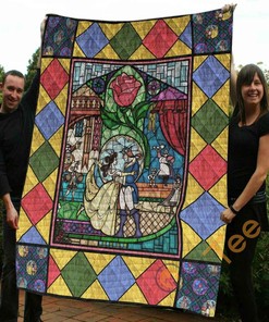 Beauty And The Beast Blanket Quilt Bedding Set - Gifts for Fans and Family