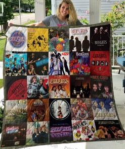 Bee Gees Quilt Bedding Set Blanket for Personalized Home Decor and Family Gifts