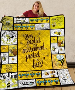 Bee Quilt Bedding Set Bedroom Decor Gifts for Bee Lovers