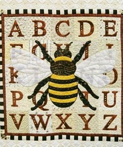Bee Quilt Bedding Set Home Decor Gifts for Family