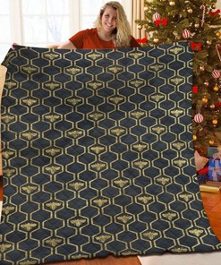 Bee Quilt Blanket Bedding Set Bedroom Decor, Gifts for Family