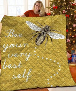 Bee Your Every Best Self Quilt Bedding Set Bedroom Decor, Gifts for Family