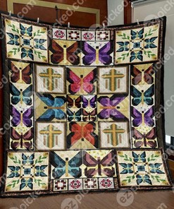 Believe in Angels Quilt Bedding Set Blanket for a Cozy and Spiritual Home Decor - Gifts for Family