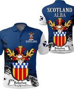 Belsches Scottish Family Crest Scotland Special Polo Shirt - Golf Shirt