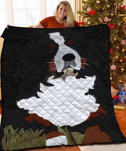Bernese Mountain Dog Quilt Blanket Bedding Set for Picnics and Family Gifts