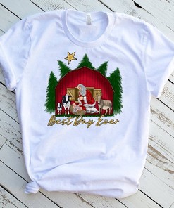 Best Day Ever Christmas T-Shirt - Baby Jesus Nativity Sublimation Tee