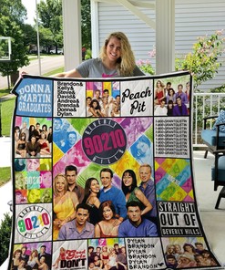 Beverly Hills Personalized Quilt Bedding Set Blanket - Great Gifts for Family