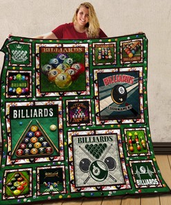 Billiard Quilt Bedding Set - Customizable Gift for Family and Friends