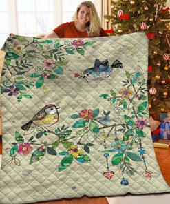 Bird Quilt Bedding Set Aj Bedroom Decor, Gifts for Family