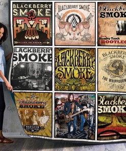 Blackberry Smoke Album Cover Personalized Quilt Bedding Set for Bedroom Decor and Family Gifts