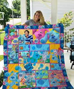 BlueS Clues Show Quilt Bedding Set Blanket Best Gifts For Fans, Birthdays,