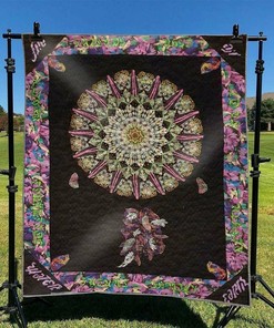 Bohemian Quilt Bedding Set for Family Gifts and Home Decoration - Customizable