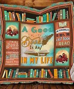 Book Lover Personalized Quilt Bedding Set - Gifts for Family and Bedroom Decor