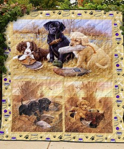Border Collie Border with Love Quilt Bedding Set - Great for Bedroom Decoration and Family Gifts