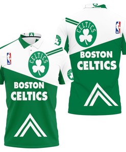 Boston Celtics S 3D Polo Shirt