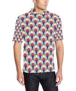 Bowling Pattern Print Design 05 Men Polo Shirt