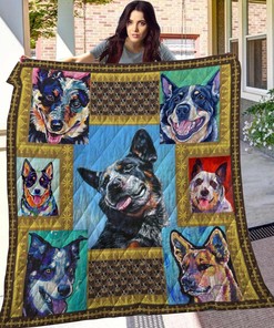 Boxer Over The Past Quilt Bedding Set Personalized with Name, Suitable for Home Decor and Picnic