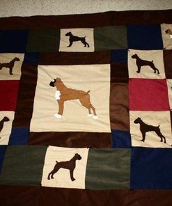 Boxer Quilt Bedding Set Bedroom Decor, Gifts for Boxer Lovers