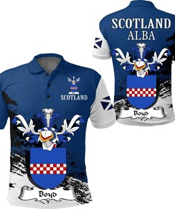 Boyd Scottish Family Crest Scotland Special Polo Shirt - Golf Shirt