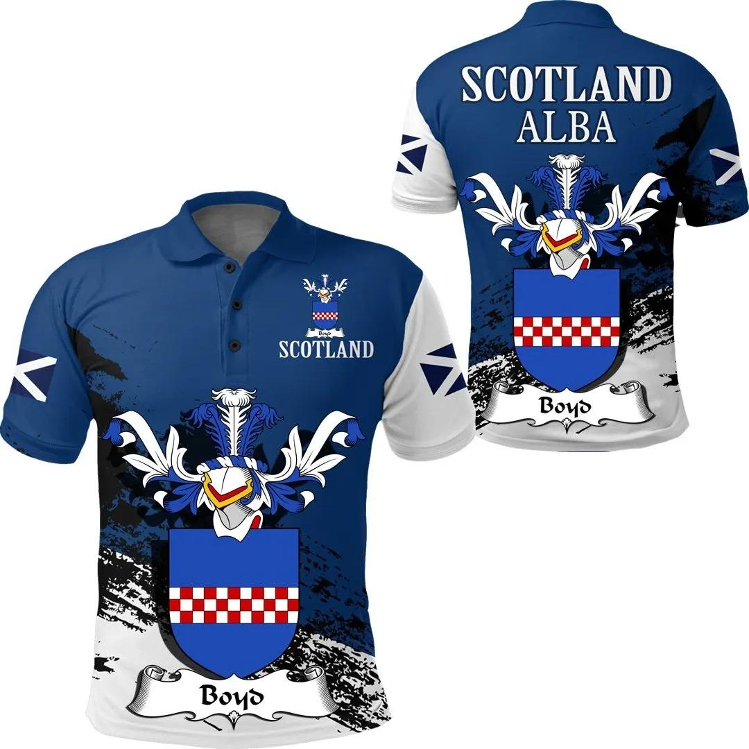 Boyd Scottish Family Crest Scotland Special Polo Shirt - Golf Shirt