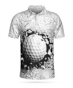 Break The Limit With Golf Ball Polo Shirt #H