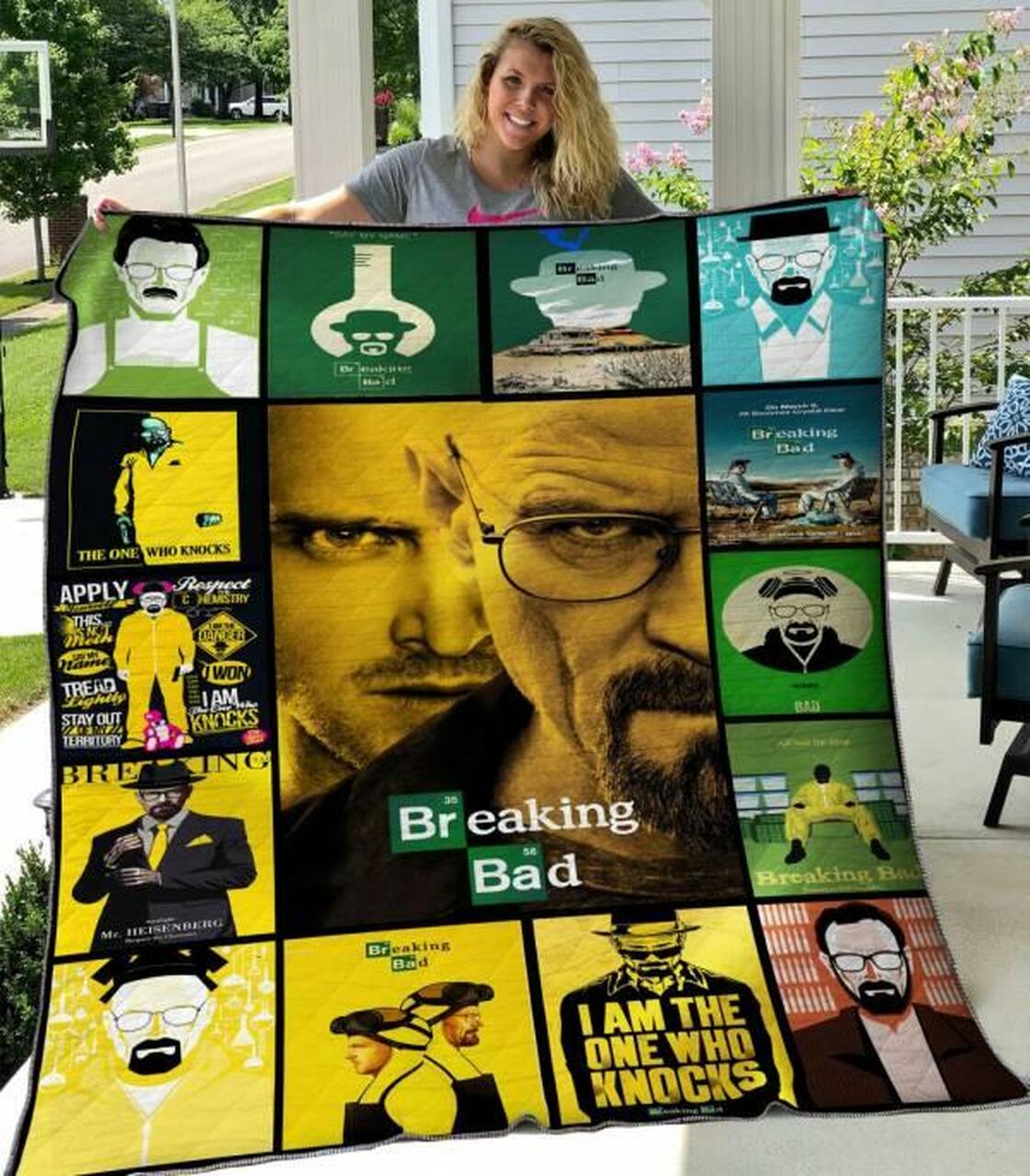 Breaking Bad Customizable Quilt Bedding Set for Bedroom Decor and Great Gifts for Fans
