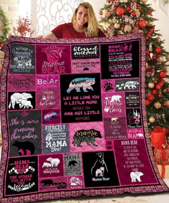 Bring Personality to Your Bedding with a Personalized Bear Quilt Bedding Set - Perfect for Home Decor and Picnics