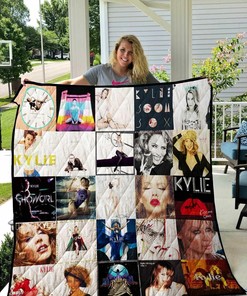 Bring Pop Stardom to Your Bed with Kylie Minogue Blanket Quilt Bedding Set, Gifts for Family