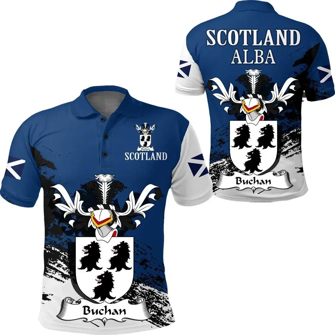 Buchan Scottish Family Crest Scotland Special Polo Shirt - Golf Shirt