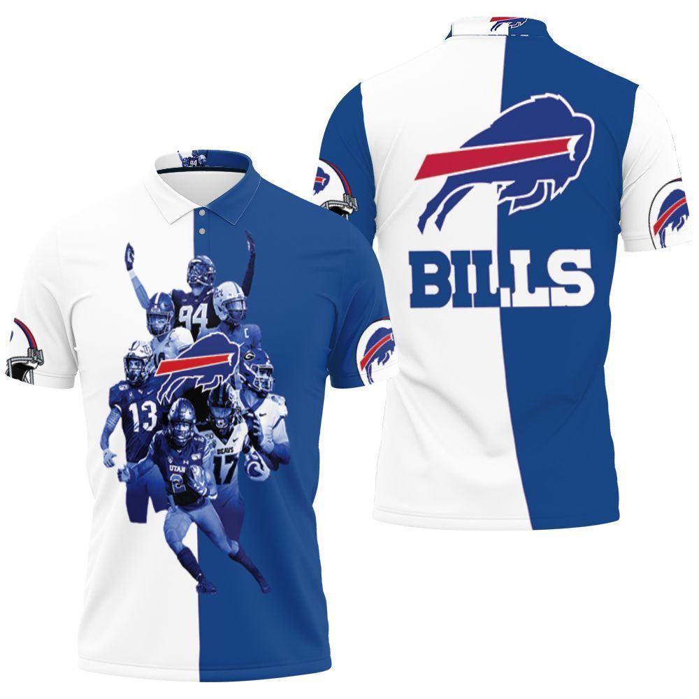 Buffalo Bills 2021 Legends Afc East Division Champions 3D Polo Shirt