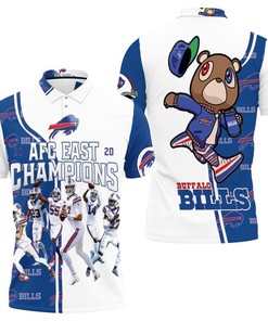 Buffalo Bills Afc East 2021 Champions 3D Polo Shirt