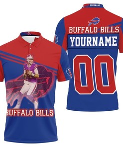 Buffalo Bills Afc East Division Champions Josh Allen 17 Personalized Polo Shirt