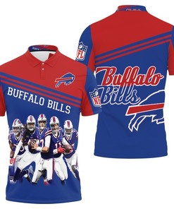 Buffalo Bills Afc East Division Champs 3D Polo Shirt
