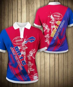 Buffalo Bills Casual 3D Polo Shirt