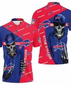 Buffalo Bills Hip Hop Skull 3D T Shirt Hoodie Sweater Jersey Polo Shirt