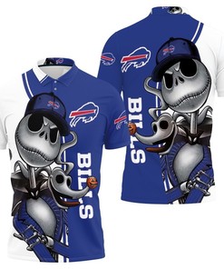 Buffalo Bills Jack Skellington And Zero Polo Shirt
