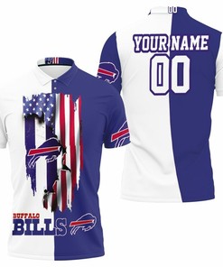 Buffalo Bills Love Under Ripped Flag 2020 Afc East Champions Personalized Polo Shirt