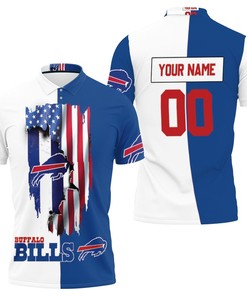 Buffalo Bills Love Under Ripped Flag 2020 Afc East Champions Personalized Polo Shirt for Fans