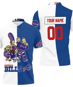 Buffalo Bills The Simpsons Family Fan Afc East Division 2020 Champs Personalized Polo Shirt