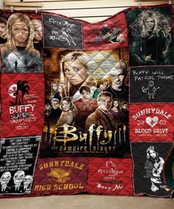 Buffy The Vampire Slayer Customizable Quilt Bedding Set - Great for Bedroom Decor and Family Gifts