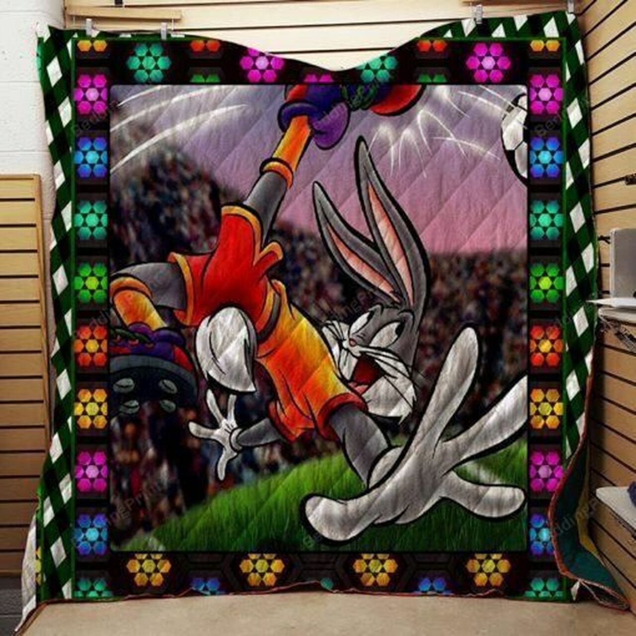 Bugs Bunny Personalized Quilt Blanket Bedding Set for Home Decoration and Family Gifts