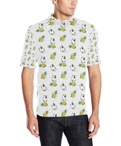 Bull Terriers Pattern Print Design 05 Men Polo Shirt