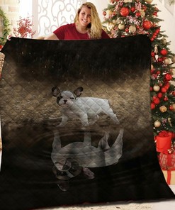 Bulldog Lovers Rejoice: Get Your Own Personalized Quilt Bedding Set for Your Home