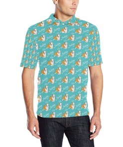 Bulldogs Pattern Print Design 05 Men Polo Shirt