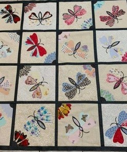 Butterfly Personalized Quilt Blanket - Great for Home Decoration