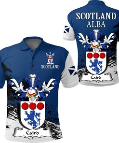 Caird Scottish Family Crest Scotland Special Polo Shirt - Golf Shirt