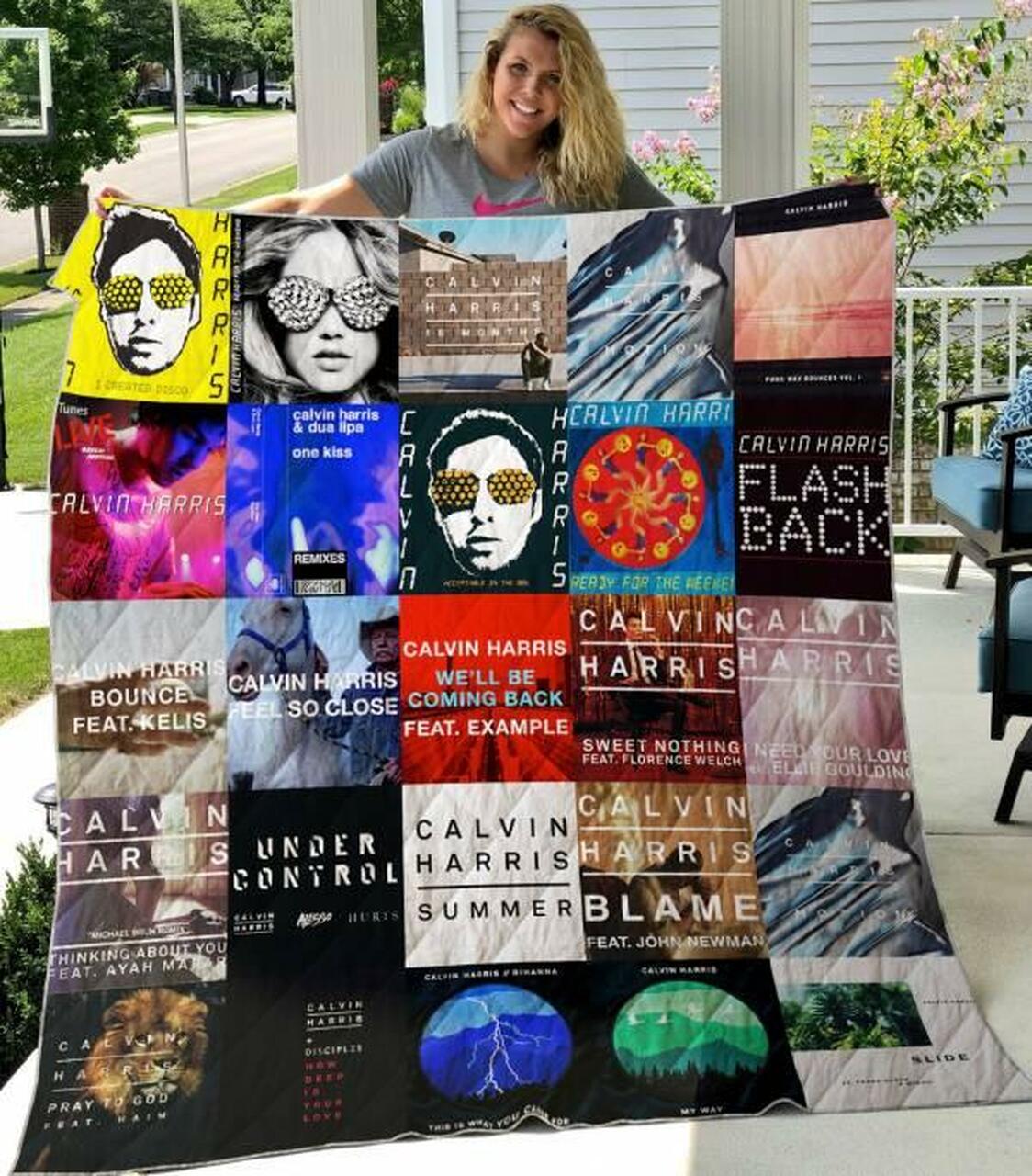 Calvin Harris Quilt Bedding Set Blanket Limited Quilt Bedding Set Blanket